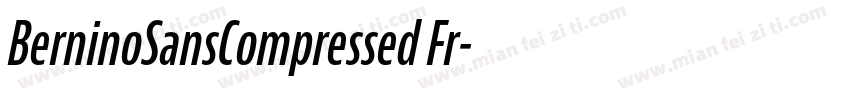 BerninoSansCompressed Fr字体转换
